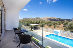 Villa Kastalys has 4 bedrooms with en suite bathrooms- sleeping up to 8 persons,  Deluxe Modern Kalithies Villa with private pool Entire villa vacation rental 44034072
