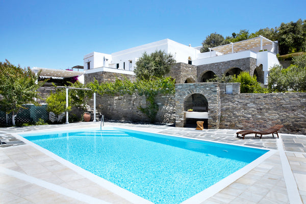 Villa Elea is a luxuriously remodeled traditional house with private pool and sw Athens, Greece Villa Elea, traditional house with pool in Tinos Cycladic home vacation rental 5601107