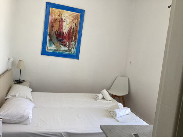 Walking distance from the port. Beautiful room on first floor, which used to be  London, United Kingdom Windmill Rooms - Next to Psaraliki Beach Private room in island vacation rental 13599982