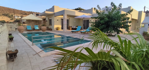 A parking space is available on the property.<br />Pets are allowed upon request Munich, Germany Villa Urania Kamilari Entire villa vacation rental 664222156209537126