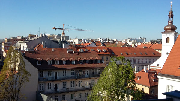 One cosy flat (studio) on the top floor with your own large terrace (20 m2) and  Prague, Czechia Your own view from large terrace Entire rental unit vacation rental 11294986