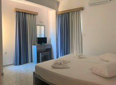 Right on the sandy beach of Platanias, with Cretan Sea as backround, in a quiet  Platanias, Greece Ermis Suites Apartment, Platanias Entire condo vacation rental 14103587