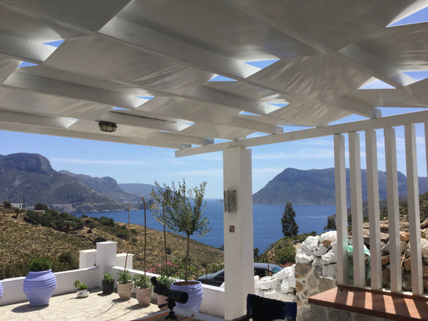 Idyllic location over looking the Agean seating on 6,000 sq meteres of land quie Greece Stunning views across the agean sea Entire home vacation rental 20015910