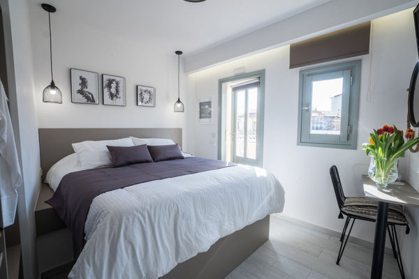 Our cozy double room is a nice option for couples. The location is excellent to   Portou str. 2nd Floor Economy Room Room in aparthotel vacation rental 32150709
