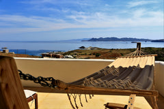 The location of our villa at a peaceful area off the main road is beneficial as  Pireas, Greece Aegean Blue Houses 4 Milos 'Unique Sea View' Cycladic home vacation rental 18178737