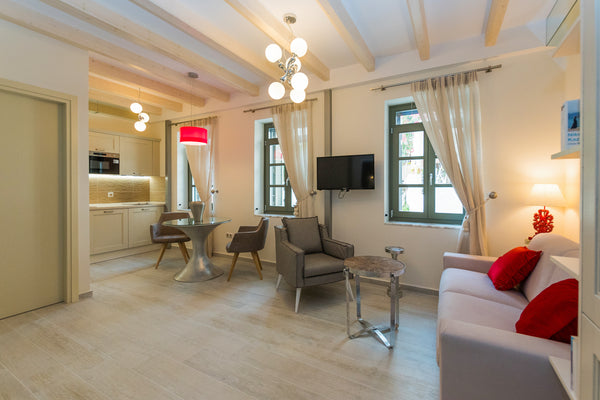 The name of suite is AEONIOTITA (Eternity), a name evocative of its being on the Athens, Greece Faces Art Suites | Luxury Apartment  