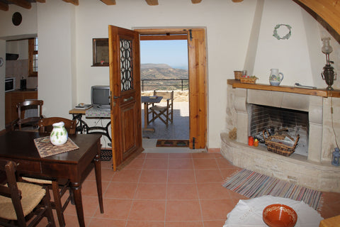 "Agioklima" means honeysuckle. It is a restored traditional cretan stone built h Crete Region, Greece Traditional Cretan House "Agioklima" 3bed Voutes Entire guesthouse vacation rental 16175211