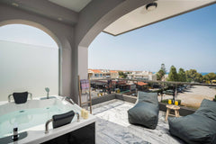 Newly renovated luxury apartments Sun Ray are owned by a local family who are pa  Sun Ray Luxury Suite 203 With Jacuzzi & Hammam | 100m From Agia Marina Beach Entire rental unit vacation rental 27421832